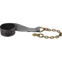 Winch Strap with Chain Anchor PG108 | King Materials Handling