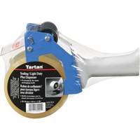 Tartan™ Box Sealing Tape with Dispenser, Light Duty, Fits Tape Width Of 48 mm (2") PG366 | King Materials Handling