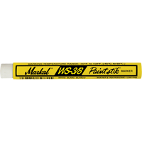 WS-3/8 Paintstik<sup>®</sup> Paint Marker, Solid Stick, White QE610 | King Materials Handling