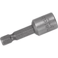 Nutsetter, 5/16" Tip, 1/4" Drive, 1-5/8" L, Magnetic QR568 | King Materials Handling