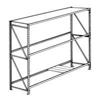 Pronto Bulk Storage Racks - 22-Ga. Shelf Panels, Galvanized Steel, 24" W x 6" D RB020 | King Materials Handling