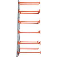 Add-On Reel Rack Section, 4 Rod, 48" W x 36" D x 123" H RN649 | King Materials Handling