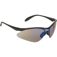 JS410 Safety Glasses, Blue/Mirror Lens, Anti-Fog/Anti-Scratch Coating, CSA Z94.3 SAI983 | King Materials Handling