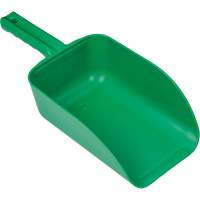 Large Hand Scoop, Plastic, Green, 82 oz. SAL495 | King Materials Handling