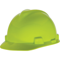 V-Gard<sup>®</sup> Protective Caps - 1-Touch™ suspension, Quick-Slide Suspension, High Visibility Lime-Yellow SAM581 | King Materials Handling