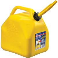 Jerry Cans, 5.3 US gal./20.06 L, Yellow, CSA Approved/ULC SAP399 | King Materials Handling
