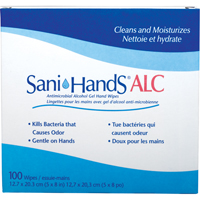 Sani-Hands<sup>®</sup> ALC Antimicrobial Hand Wipes, Packet SAY434 | King Materials Handling