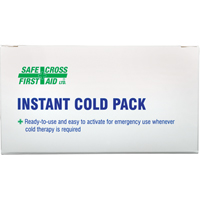 Instant Compress Packs, Cold, Single Use, 4" x 6" SAY517 | King Materials Handling