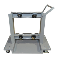 Mobile Cylinder Supports, Polyolefin Wheels, 24" W x 40" L Base, 1600 lbs. SB865 | King Materials Handling