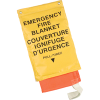 Emergency Fire Blankets, Fibreglass, 72"L x 72"W SB884 | King Materials Handling