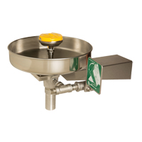 Eye/Face Wash Station, Wall-Mount Installation, Stainless Steel Bowl SGC275 | King Materials Handling