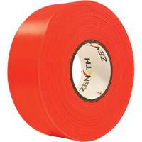 Flagging Tape, 1.1875" W x 164' L, Fluorescent Orange SGQ805 | King Materials Handling
