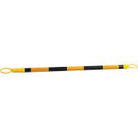 Retractable Cone Bar, 7'2" Extended Length, Black/Yellow SGS309 | King Materials Handling