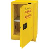 Flammable Storage Cabinet, 12 gal., 1 Door, 23" W x 35" H x 18" D SGU463 | King Materials Handling