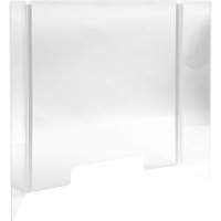 Countertop Safety Shield, 24-3/8" W x 31-3/4" H SGU583 | King Materials Handling