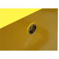 Flammable Storage Cabinet, 90 Gal., 2 Door, 43" W x 66" H x 34" D SGU586 | King Materials Handling