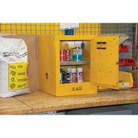 Flammable Storage Cabinet, 4 gal., 1 Door, 17" W x 22" H x 18" D SGU584 | King Materials Handling