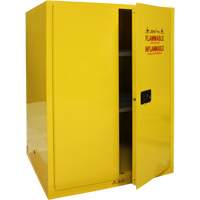 Flammable Storage Cabinet, 90 Gal., 2 Door, 43" W x 66" H x 34" D SGU586 | King Materials Handling