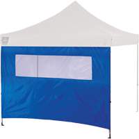 Paroi de tente à déploiement SHAX 6092 avec fenêtre en maille SHB420 | King Materials Handling