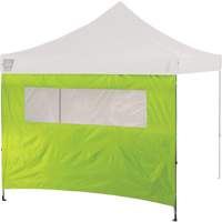 Paroi de tente à déploiement SHAX 6092 avec fenêtre en maille SHB421 | King Materials Handling