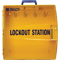 Ready Access Lockout Station, None Padlocks, 40 Padlock Capacity, Padlocks Not Included SHB869 | King Materials Handling