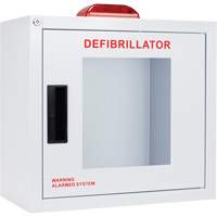 Standard Large AED Cabinet with Alarm & Strobe, Zoll AED Plus<sup>®</sup>/Zoll AED 3™/Cardio-Science/Physio-Control For, Non-Medical SHC002 | King Materials Handling