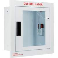 Fully Recessed Large Cabinet with Alarm, Zoll AED Plus<sup>®</sup>/Zoll AED 3™/Cardio-Science/Physio-Control For, Non-Medical SHC006 | King Materials Handling
