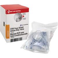 SmartCompliance<sup>®</sup> Refill CPR Faceshield with One-Way Valve, Single Use Faceshield, Class 2 SHC034 | King Materials Handling