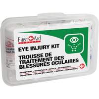 Eye Injury Kit, Plastic Box SHE882 | King Materials Handling
