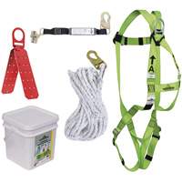 Compliance Fall Protection Kit, Roofer's Kit SHE932 | King Materials Handling
