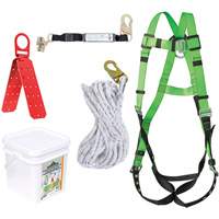 Grommeted Fall Protection Kit, Roofer's Kit SHE933 | King Materials Handling