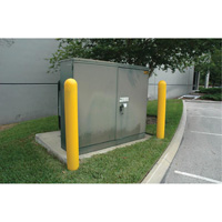 Ultra-Post Protector<sup>®</sup>, 4" Dia. x 52" L, Yellow SHF496 | King Materials Handling