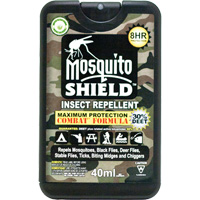 Pocket-Sized Mosquito Shield™ Insect Repellent, 30% DEET, Spray, 40 ml SHG635 | King Materials Handling