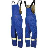 Westex<sup>®</sup> DH Antistatic Flame Resistant Insulated Bib Pants, Small, Royal Blue SHG767 | King Materials Handling