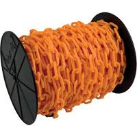 Heavy-Duty Plastic Safety Chain, Orange SHH035 | King Materials Handling