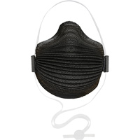 AirWave M Series Black Disposable Masks with SmartStrap<sup>®</sup> & Nose Flange, N95, NIOSH Certified, Small SHH515 | King Materials Handling