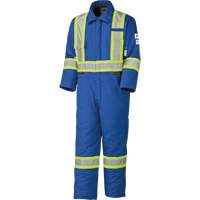 High Visibility FR Rated & Arc Rated Safety Coveralls, Size Small, Royal Blue, 58 cal/cm² SHI238 | King Materials Handling