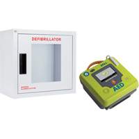 AED 3™ AED & Wall Cabinet Kit, Automatic, English, Class 4 SHJ777 | King Materials Handling