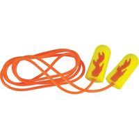 E-A-Rsoft Yellow Neon Blasts Earplugs, Bulk - Polybag, Corded SJ428 | King Materials Handling