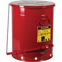 Oily Waste Cans, FM Approved/UL Listed, 21 US gal., Red SR360 | King Materials Handling