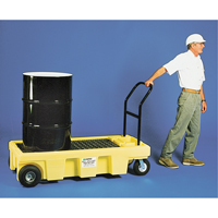 Poly-Spillcart™ Cart ATC, 66.5" L x 29" W x 46.9" H, 57 US gal. Spill Cap. SR438 | King Materials Handling