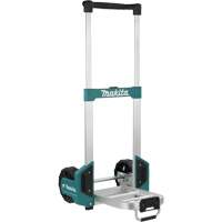 Trolley for Interlocking Cases, 11" W x 12" L, 276 lbs. Cap., Rubber Wheels TEQ908 | King Materials Handling