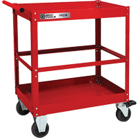 Chariot utilitaire robuste série PRO+, 2 tiers, 30-1/5" x 38-1/3" x 19-1/2" TER129 | King Materials Handling