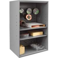 Abrasive Storage Cabinet with Pegboard, Steel, 19-7/8" x 14-1/4" x 32-3/4", Grey TER219 | King Materials Handling