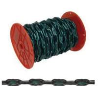 Straight Link Coil Chain with Green Sleeve, Low Carbon Steel, 2/0 x 60' (18.3 m) L, 520 lbs. (0.26 tons) Load Capacity TTB321 | King Materials Handling