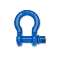 Farm Clevis Anchor Shackle, 1/4", Screw Pin, Coated TTB834 | King Materials Handling