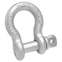 Anchor Shackle, 1/4", Screw Pin, Hot Dip Galvanized TTB835 | King Materials Handling
