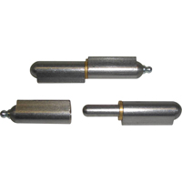 2-Piece Weld-On Hinges, 1-1/8" Dia. x 10" L, Mild Steel w/Fixed Steel Pin TTT535 | King Materials Handling