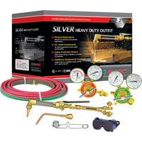 Silver Heavy-Duty Welding & Cutting Outfi ts, 3/4" Cut, 1/2" Weld TTV022 | King Materials Handling