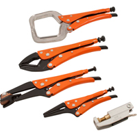 Welding Locking Plier Set, 5 Pieces TYR835 | King Materials Handling